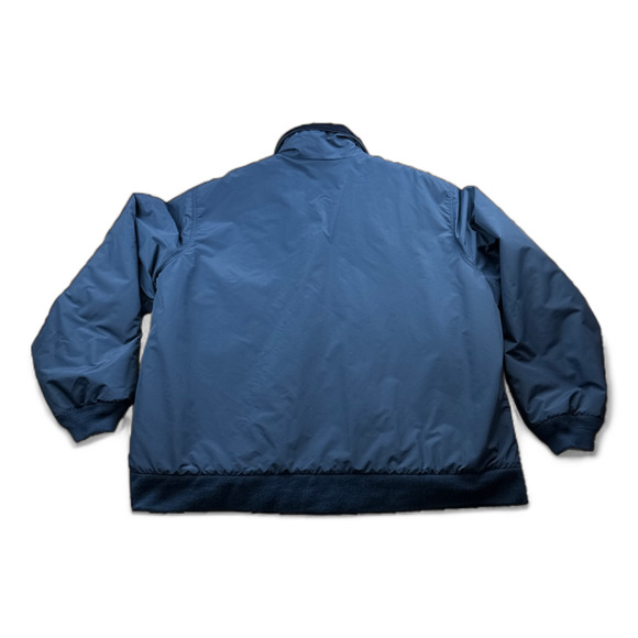 Vintage LL Bean Jacket Adult 2XL XXL Blue Fleece Lined Heavyweight Coat Zip 90s - Picture 4 of 10